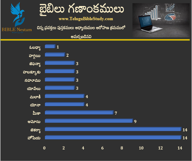 Minor Prophets Chapters Bar Chart